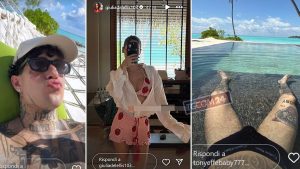 Julia De Lellis e Tony Effe: vacanza da sogno alle Maldive