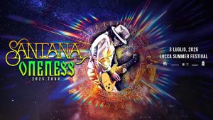 Carlos Santana si esibirà al Lucca Summer Festival il 3 luglio