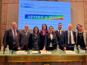 Confronto tra alte cariche sportive e Giusy Versace per la pace
