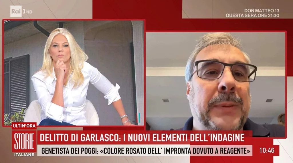Garlasco: genetista Capra analizza tracce nel delitto, solo impronte di due scarpe in casa.