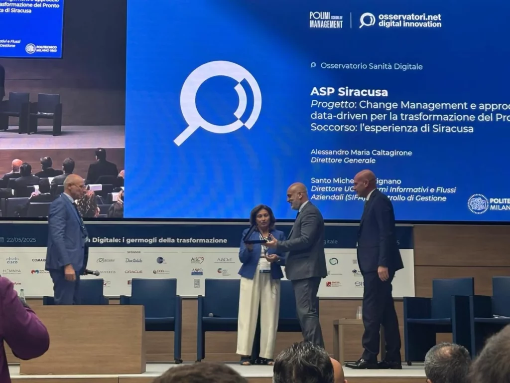 L'Innovazione Digitale nell'ASP di Siracusa: Premiato il Progetto di Trasformazione del Pronto...