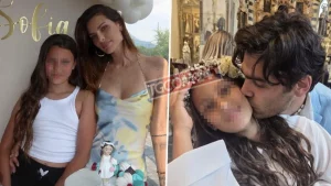 Dayane Mello e Stefano Sala celebrano con gioia la prima comunione della loro adorabile figlia.