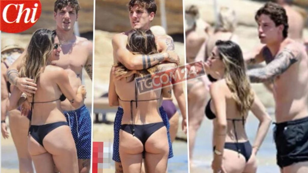 Nicolò Zaniolo e Sara Scapperrotta: estate da sogno a Mykonos tra sole e divertimento.