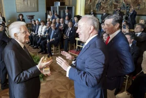 Oggi, il Presidente della Repubblica, Sergio Mattarella, ha ricevuto una delegazione della National...