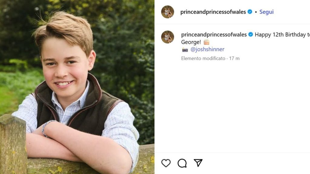 Il Dodicesimo Compleanno di George Alexander Louis: Un Fatto Memorabile Il 22 luglio 2023 segna una...