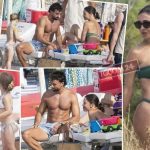 Belen Rodriguez: flirt estivo in spiaggia con l’affascinante osteopata.