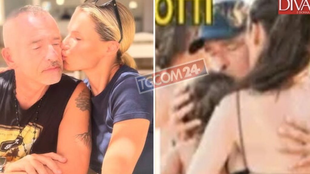 Eros Ramazzotti in vacanza con ex mogli Michelle Hunziker e Marica Pellegrinelli: un momento insolito.