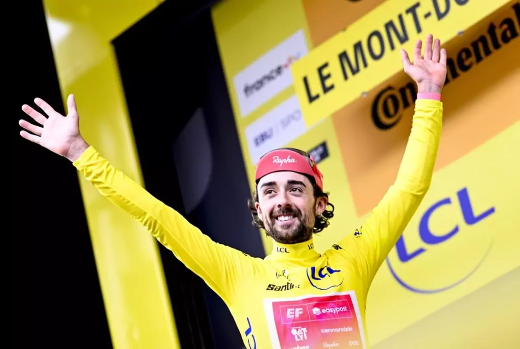 Simon Yates trionfa nella decima tappa del Tour de France 2025 La vittoria di Yates al Puy de Sancy...