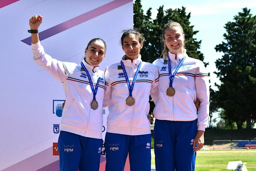 Italia femminile conquista il bronzo nel pentathlon ai Campionati Europei di Madrid!