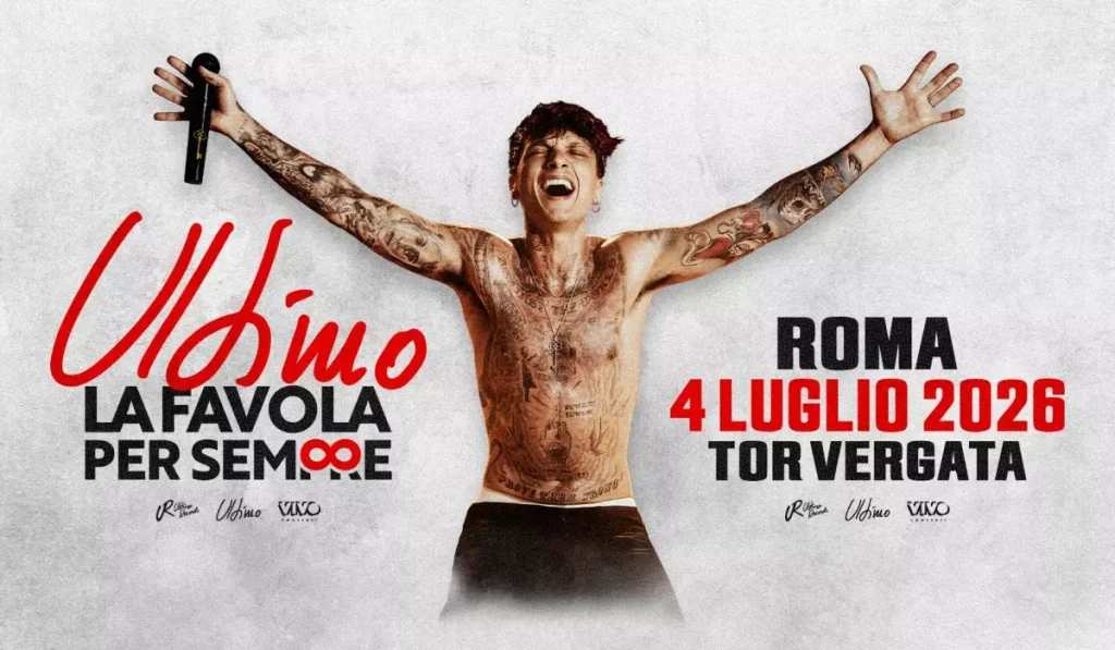 Ultimo, il noto cantautore romano, ha annunciato un evento straordinario: il concerto "Ultimo – La...