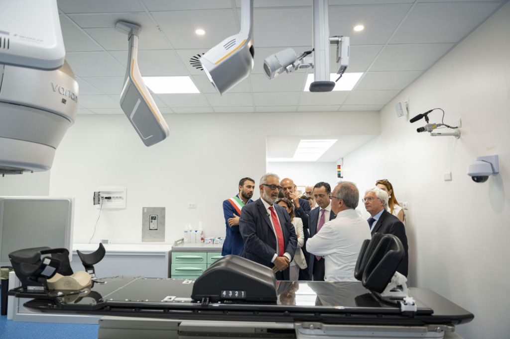 Rocca inaugura i nuovi reparti dell’ospedale San Camillo De Lellis a Rieti.