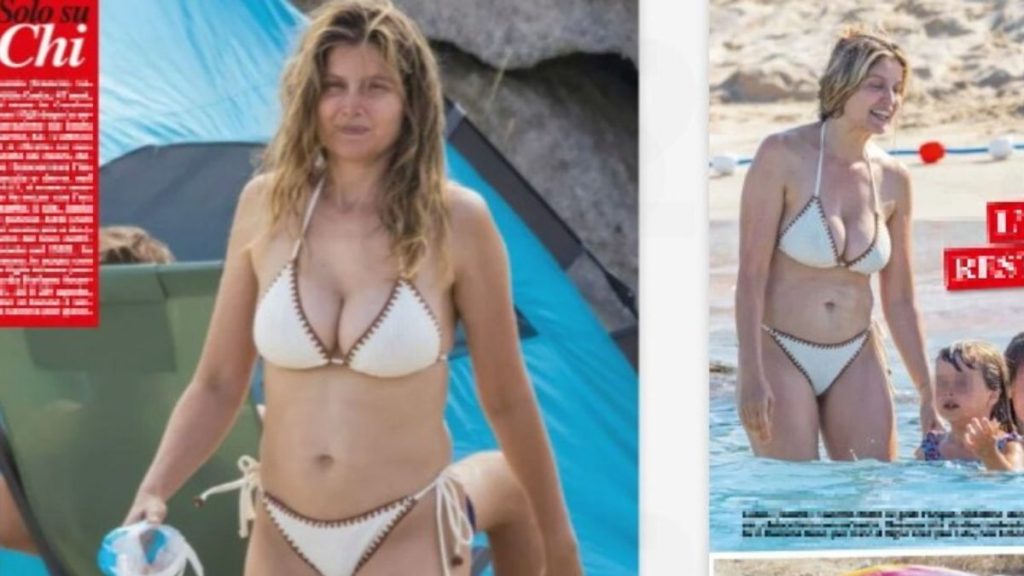 Laetitia Casta in bikini: la gioia della libertà estiva in Corsica con i figli.
