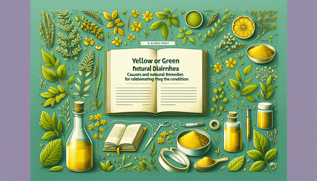 Dissenteria , Diarrea gialla o verde: cause e rimedi naturali per alleviare il disturbo.