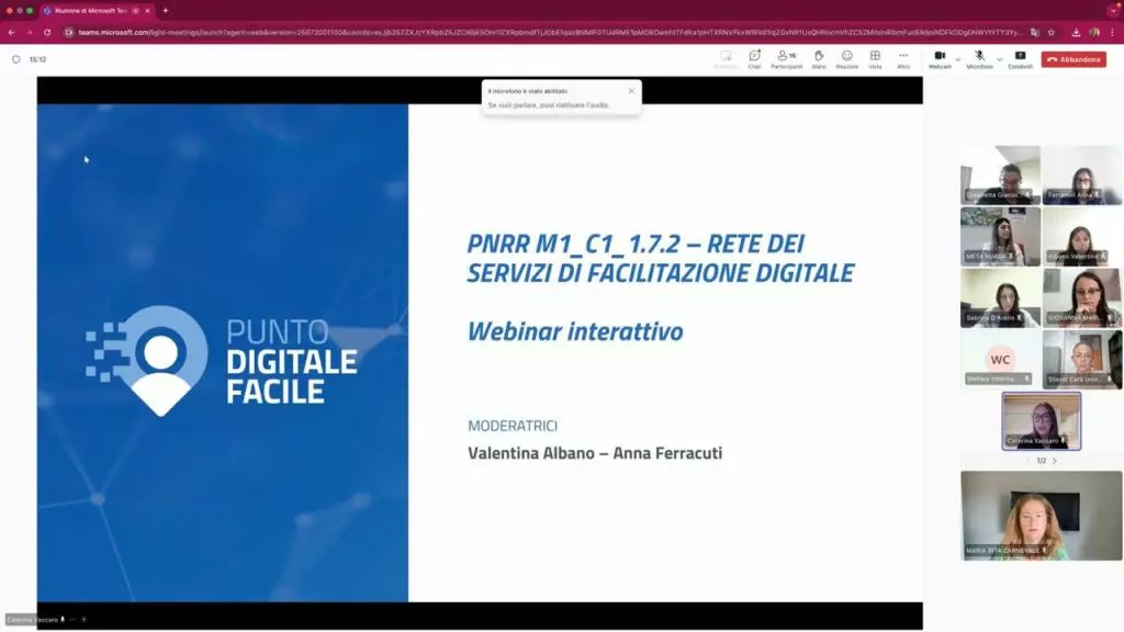 Webinar Percorso di Facilitazione Digitale in Italia TRAPANI (ITALPRESS) – Recentemente si è svolto...
