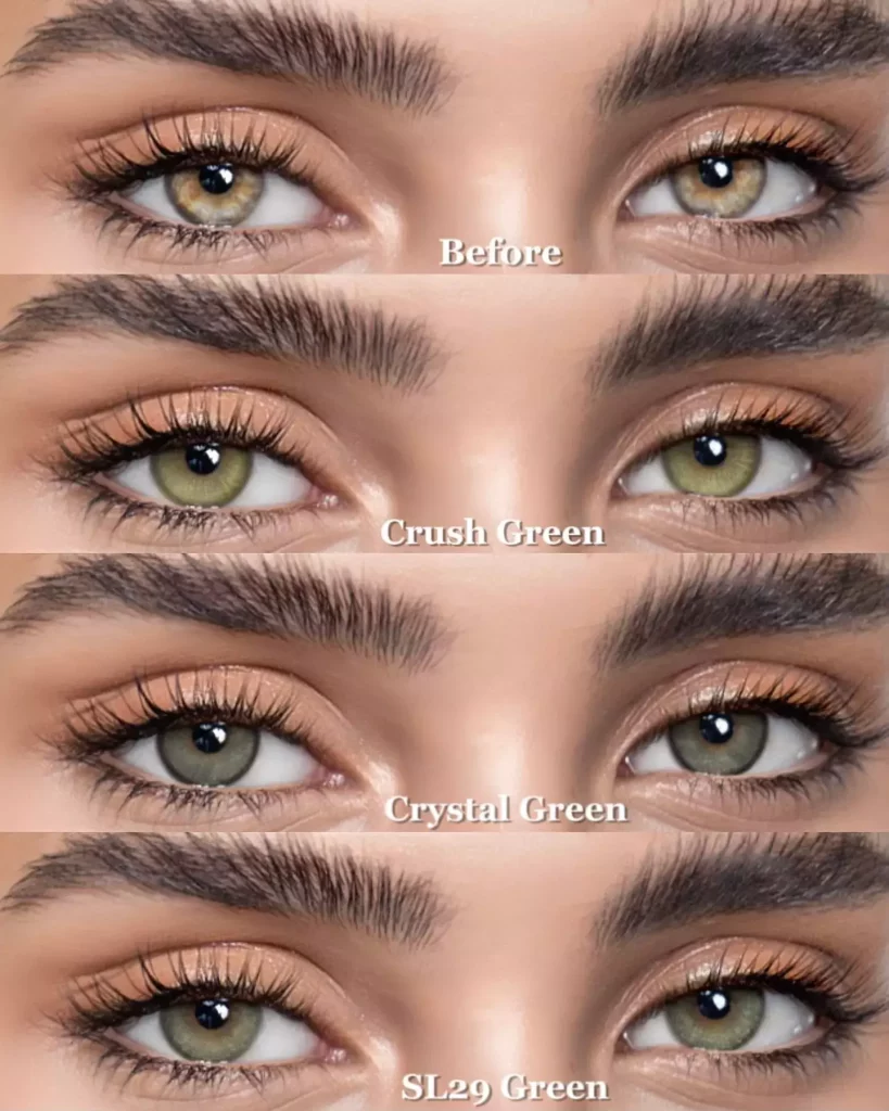 Look spettacolari per ombretti che si abbinano perfettamente a lenti di colore diverso. (pagina 2)