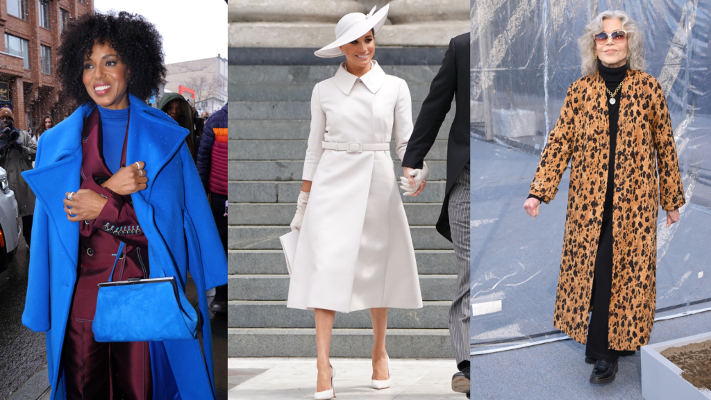 Stile e comfort: le celebrità sfoggiano cappotti che fanno tendenza e attirano l’attenzione.