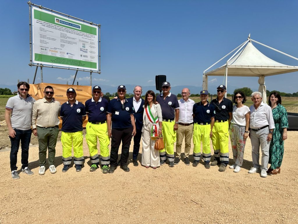 Iniziano i lavori per la cassa di laminazione sul fiume Monticano.