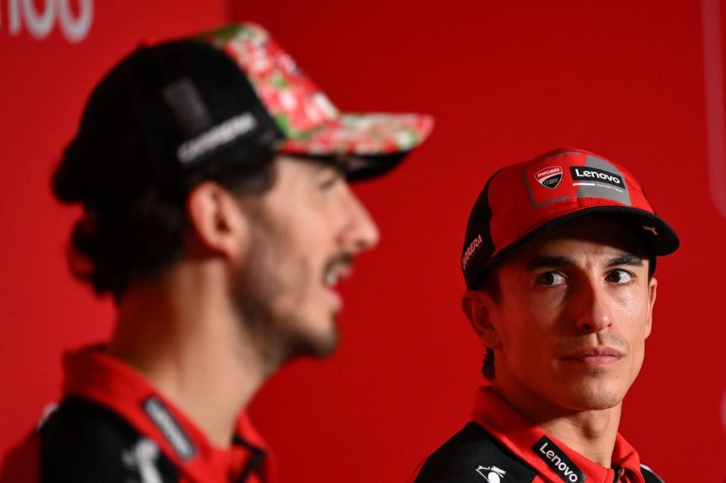 Bagnaia: “Ho cambiato idea su Marc Marquez come compagno di squadra”