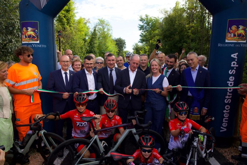Ciclovia Treviso-Ostiglia: inaugurato il nuovo tratto da Cologna Veneta a Cerea da Zaia