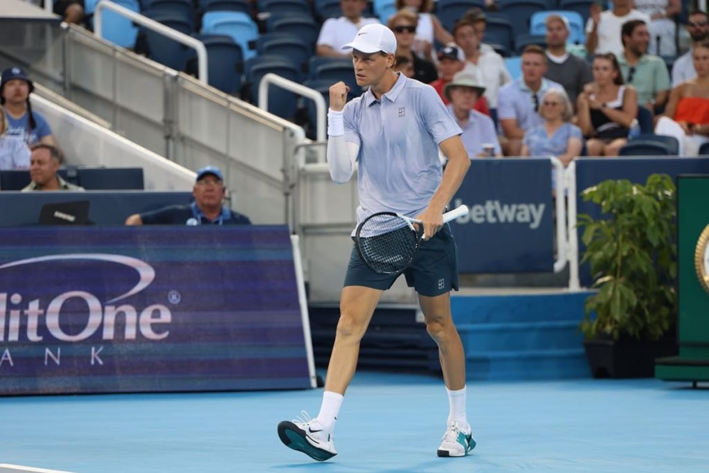 Jannik Sinner Avanza agli Ottavi di Finale del Cincinnati Open CINCINNATI (STATI UNITI) (ITALPRESS)...