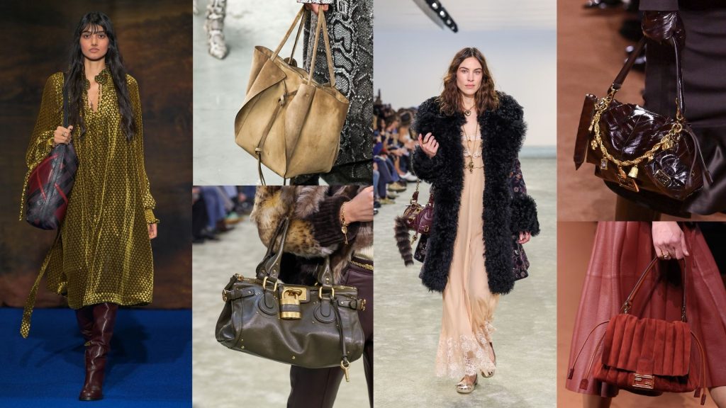 Scopri le 6 tendenze borse autunno/inverno 2025: da suede a pelliccia sintetica.