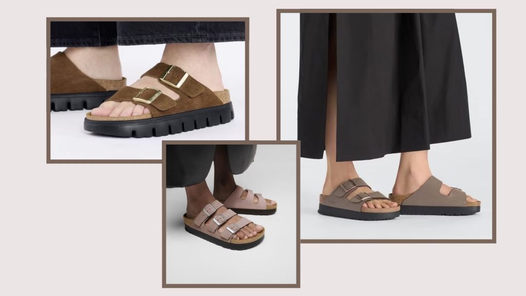Scopri la linea Papillio di Birkenstock: stile alla moda senza rinunciare al comfort.