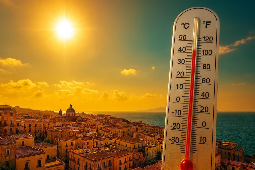 Caldo estivo al Sud: previsioni meteo per i prossimi giorni a fine agosto 2025.