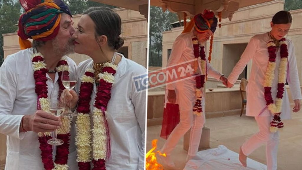 Reinhold Messner e Diane Schumacher: nozze bis in India, emozioni in immagini.