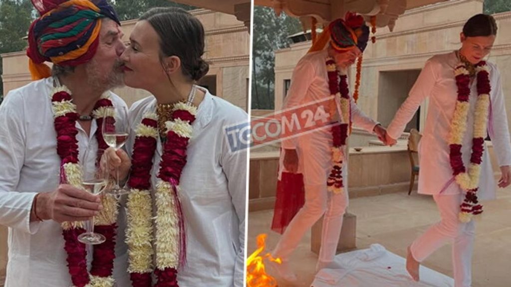 Reinhold Messner celebra il bis delle nozze con Diane Schumacher: scatti indimenticabili in India.