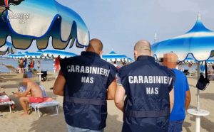 Estate sotto controllo: irregolarità al 37% nei controlli Nas in tutta Italia.