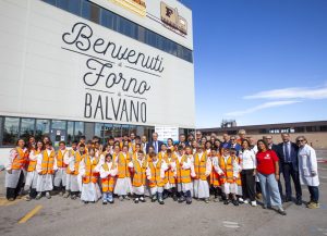 Ferrero inaugura stabilimento a Balvano per i ragazzi di Save the Children di Potenza.