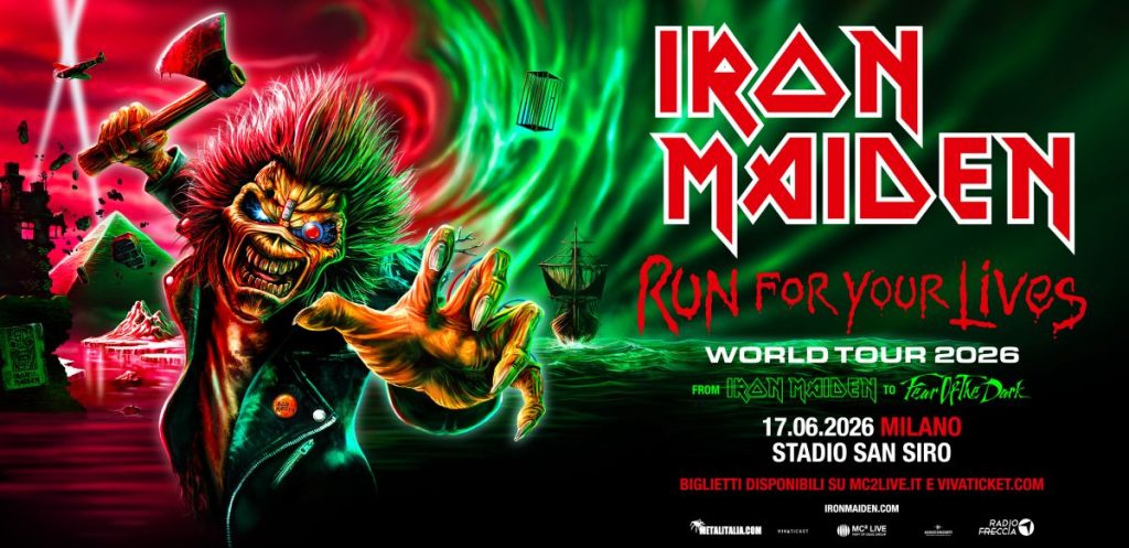 Iron Maiden in concerto a San Siro: 17 giugno 2026, emozioni da non perdere!