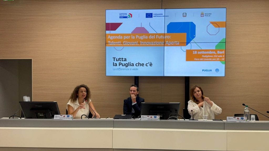 Puglia promuove giovani talenti e innovazione con la sua nuova Agenda per il futuro.