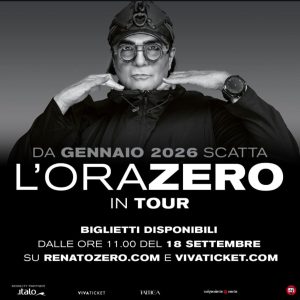 Renato Zero in concerto: al via “L’ORAZERO IN TOUR” nei palasport da gennaio!