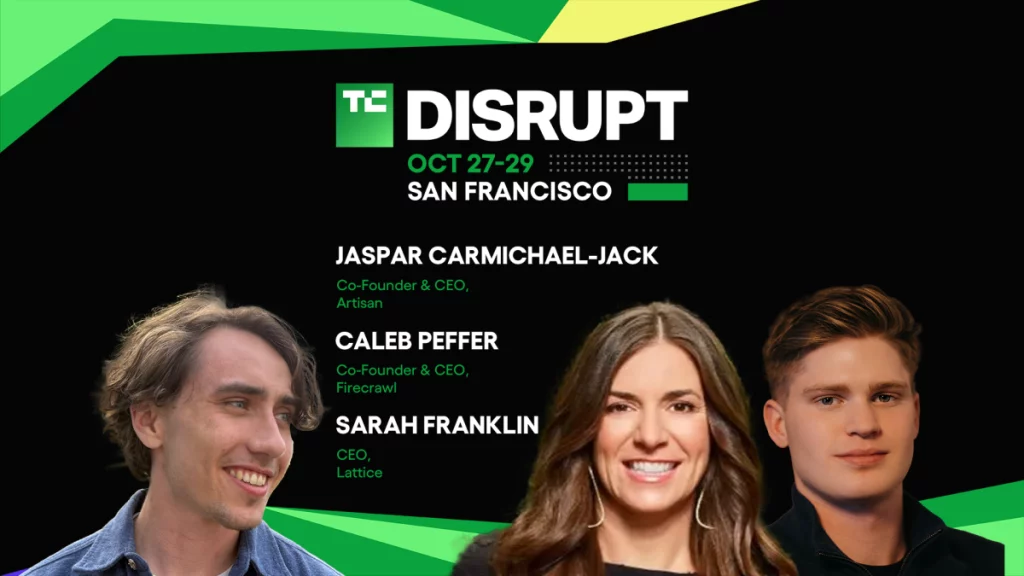 Intelligenza artificiale o lavoro umano? Futuro delle startup in discussione a TechCrunch Disrupt 2025.