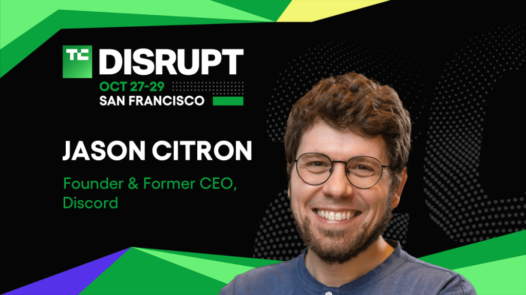 Jason Citron, fondatore di Discord, torna al TechCrunch Disrupt 2025 con nuove idee.