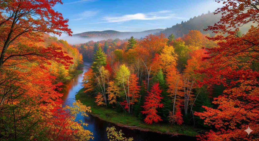 Il Magico Cambiamento delle Foglie in Autunno Quando l'autunno si fa strada tra le stagioni, un...