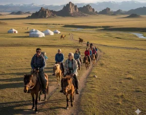 L’evoluzione del turismo in Mongolia e il suo impatto sui nomadi locali.