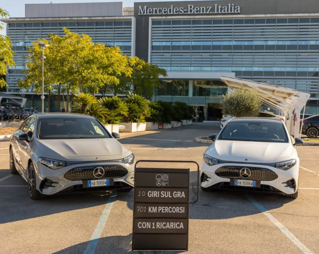 Mercedes-Benz CLA 205+: oltre 700 km di autonomia sul GRA di Roma con un pieno