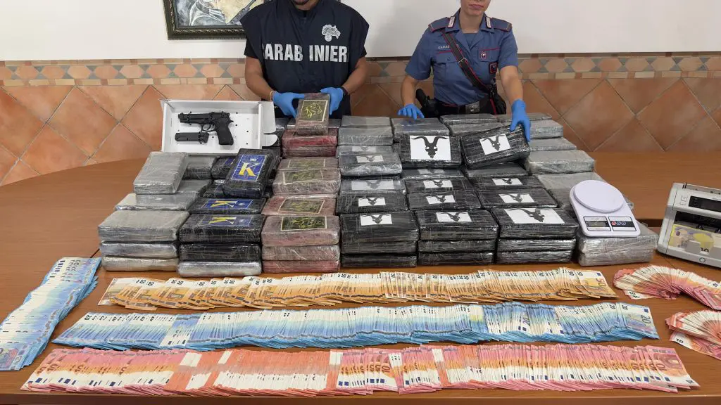 Cocaina a Roma: fermati 200 kg e arrestato un giovane albanese di 23 anni.