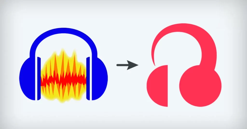 Audacity 4: un’ottima esperienza utente nonostante un logo poco accattivante.