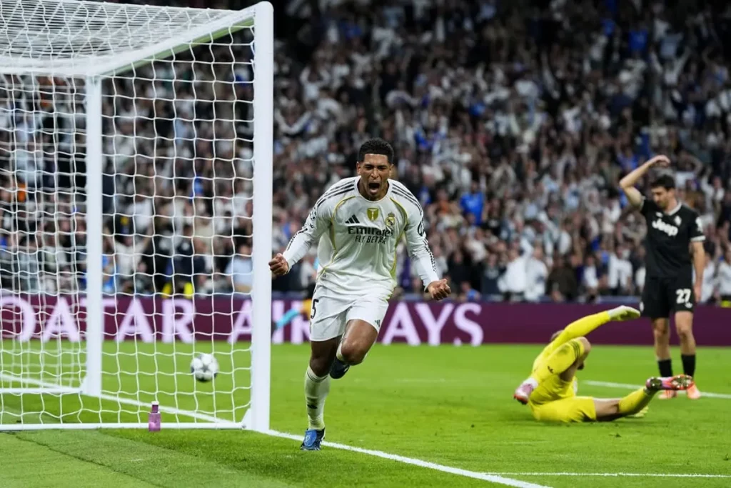 Juventus sconfitta dal Real Madrid: Bellingham protagonista in una sfida intensa al Bernabeu.