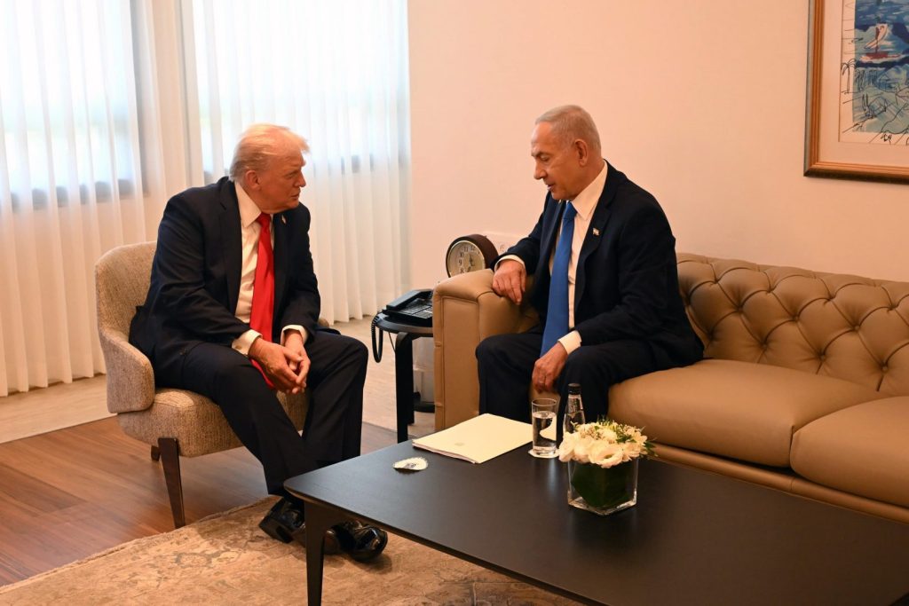 Trump in Israele: “Momento storico per il Medio Oriente”, afferma Netanyahu.
