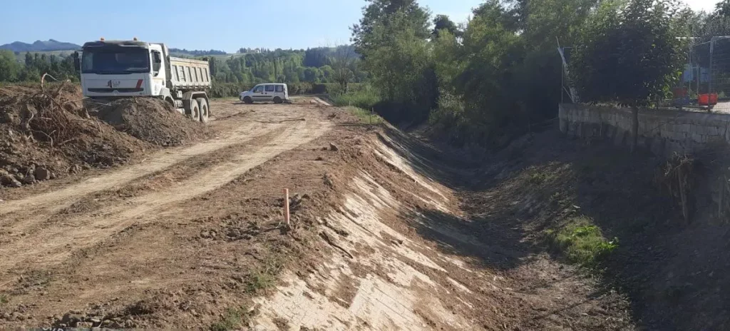 Cassa di laminazione sul torrente Ghironda: concluso il primo lotto dei lavori.