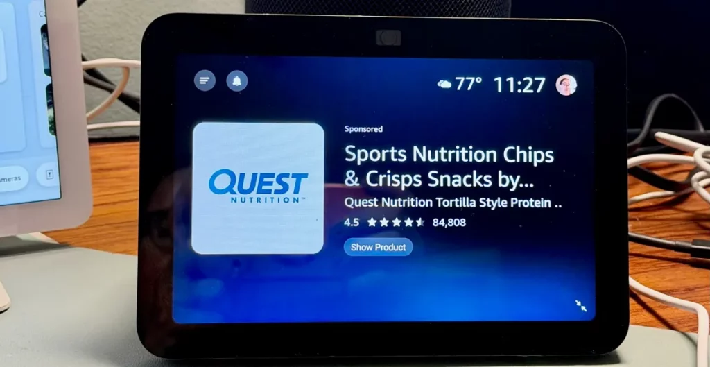 Le pubblicità invasive di Amazon danneggiano l’esperienza dell’Echo Show.