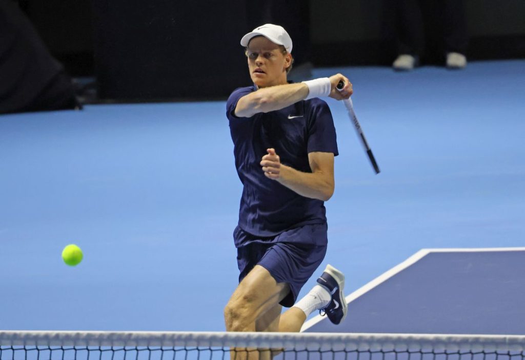 Tennis: Jannik Sinner in Finale al SIX KINGS SLAM 2025 Riad, Arabia Saudita - 16 ottobre 2025 Il...