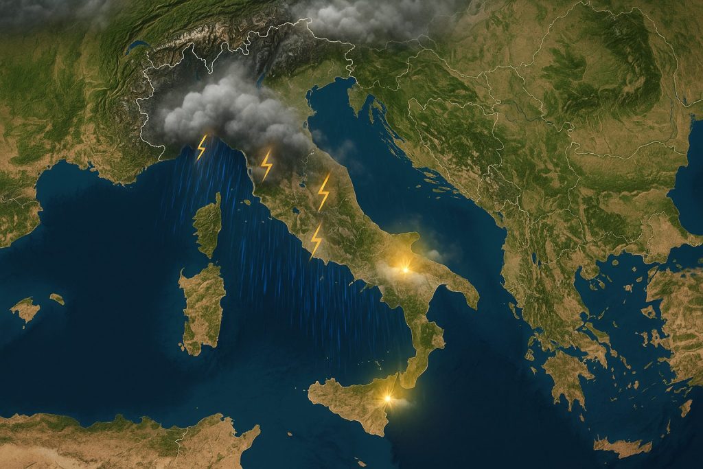 Il ciclone di Halloween si avvicina all'Italia: scopri le regioni a rischio e le previsioni meteo...