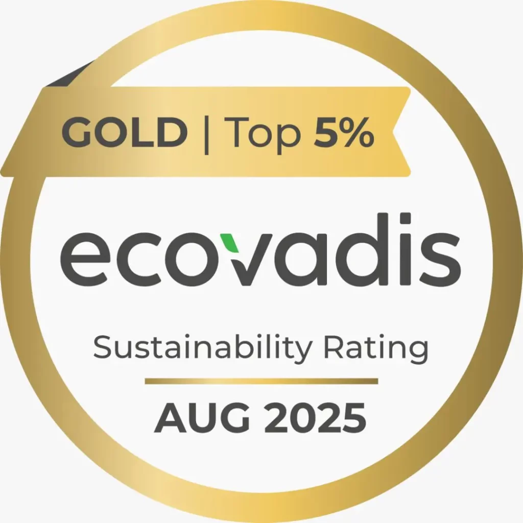Acinque trionfa, ricevendo la medaglia d’oro per la sostenibilità da EcoVadis.
