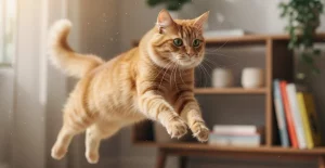 Il gatto: un saltatore naturale Lo sapevi che il gatto domestico può saltare fino a cinque volte la...