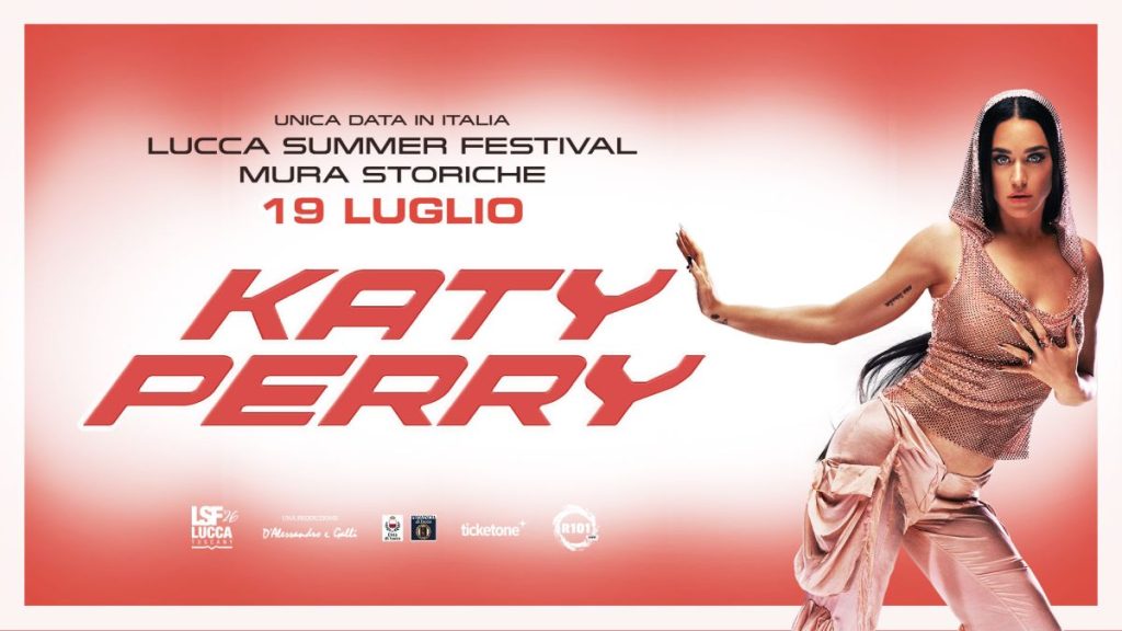 Katy Perry live al Lucca Summer Festival il 19 luglio 2026: evento imperdibile!